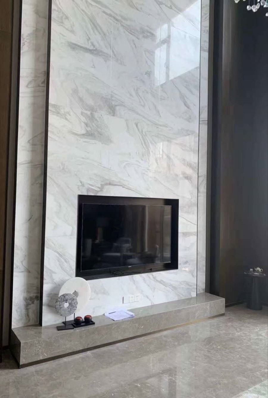 White Marble background wall
